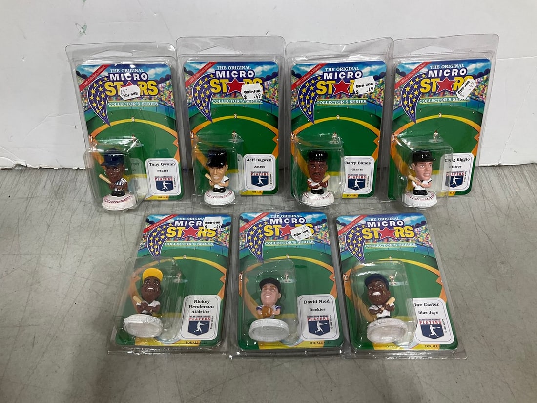 Micro Stars Collector Series MLB players figures(Barry Bonds, Joe Carter, and more): Micro Stars Collector Series MLB players figures(Barry Bonds, Joe Carter, and more)