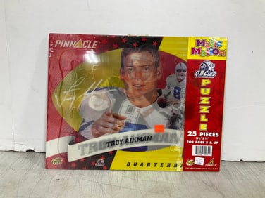 Troy Aikman magic motion puzzle(sealed-25 pieces)