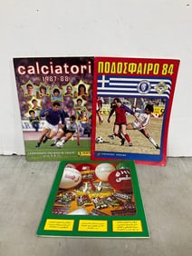 Soccer sticker albums and more