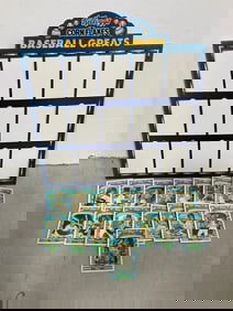 Kellog's Baseball Greats cards and display