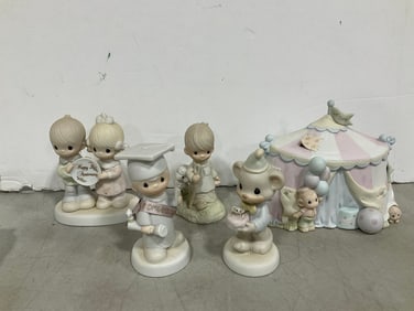 Various Precious Moments Ceramic Figures (Tallest - 6.5in)