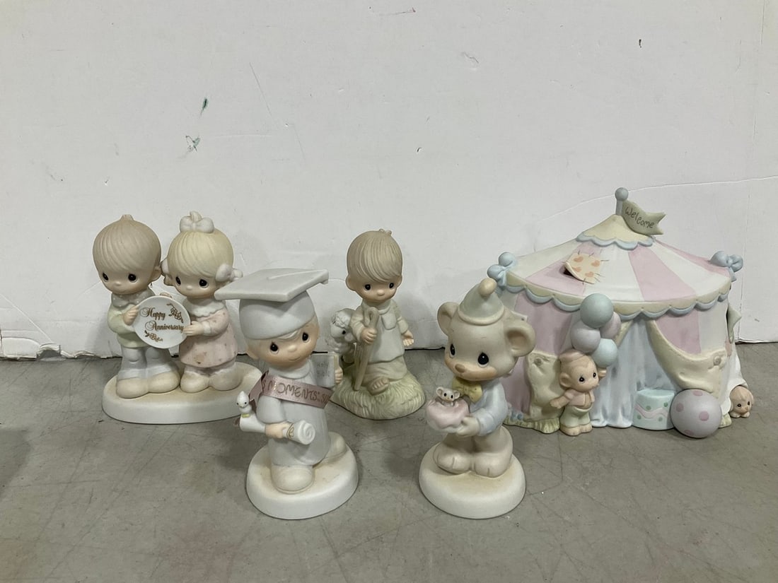 Various Precious Moments Ceramic Figures (Tallest - 6.5in) (1 of 1)