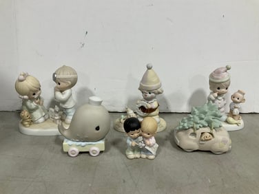 Various Precious Moments Ceramic Figures (Tallest - 6in.)