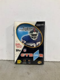 1996 Series Rodney Hampton CD-rom trading card collectible(new)