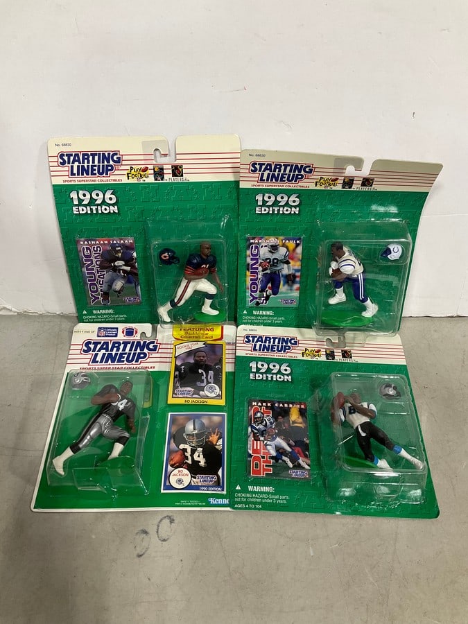Starting Lineup Collectibles (Marshall Faulk, Rashaan Salaam, and more): Starting Lineup Collectibles (Marshall Faulk, Rashaan Salaam, and more)
