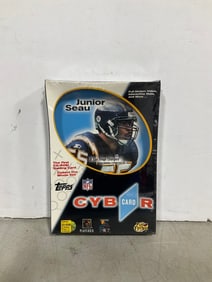 1996 Series Junior Seau CD-rom trading card collectible(new)
