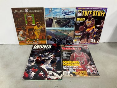 Various Sports Magazines and Yearbook