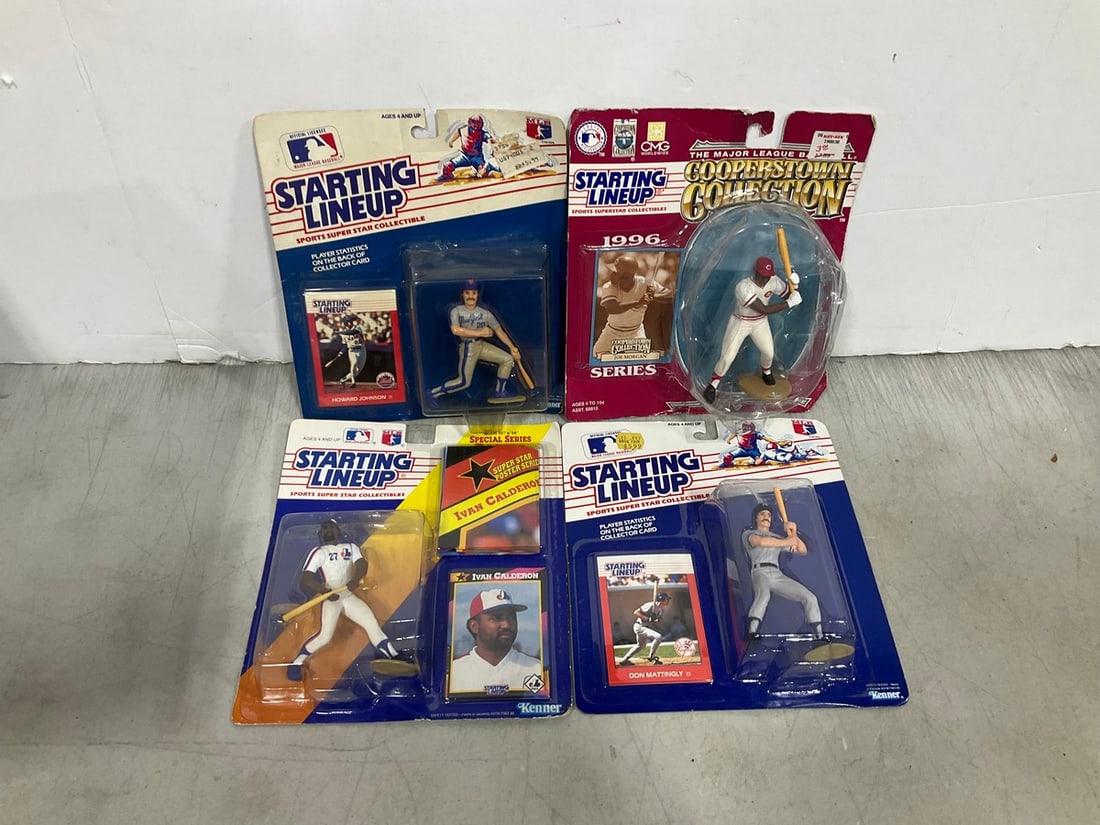 Various Starting Lineup Collectibles (Joe Morgan, Don Mattingly, and more): Various Starting Lineup Collectibles (Joe Morgan, Don Mattingly, and more)