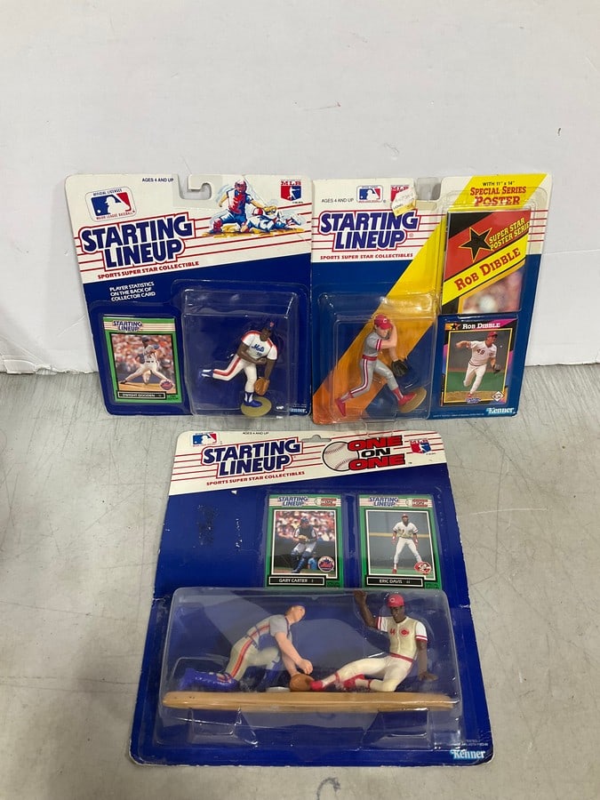 Various Starting Lineup Collectibles (Dwight Gooden, Rob Dibble, and more): Various Starting Lineup Collectibles (Dwight Gooden, Rob Dibble, and more)