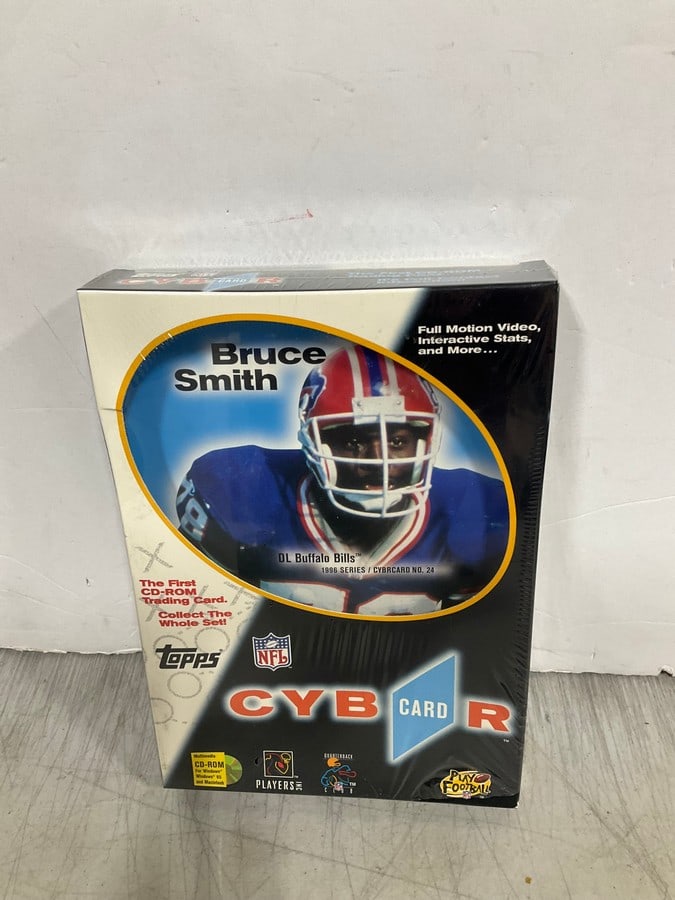1996 Series Bruce Smith CD-rom trading card collectible(new): 1996 Series Bruce Smith CD-rom trading card collectible(new)