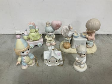 Various Precious Moments Ceramic Figures (Tallest - 5.5in)