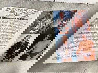 All Star Wrestling Postcard Book