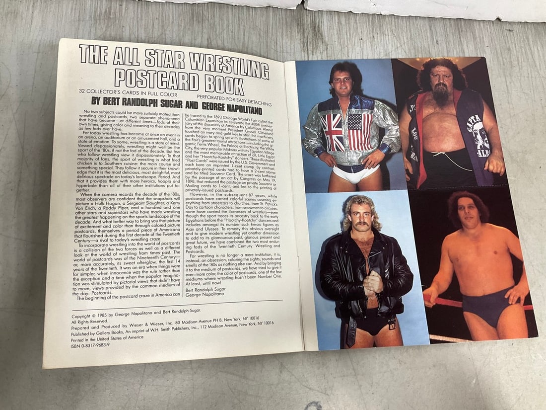 All Star Wrestling Postcard Book: All Star Wrestling Postcard Book