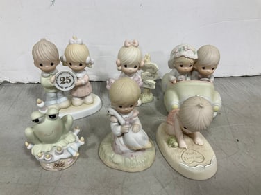 Various Precious Moments Ceramic Figures (Tallest - 5.5in)
