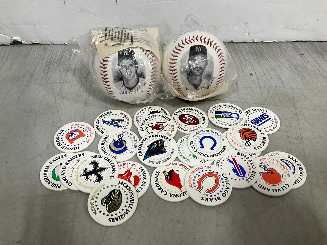 Baseballs and Sports Milk Caps (1 of 1)