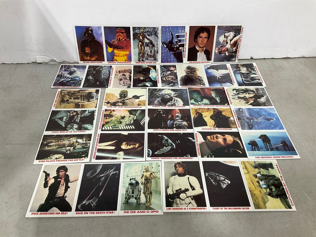 Various Burger King Star Wars Trading Cards: Various Burger King Star Wars Trading Cards