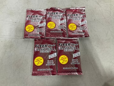 1996-1997 Fleer collectible trading cards (new in package)