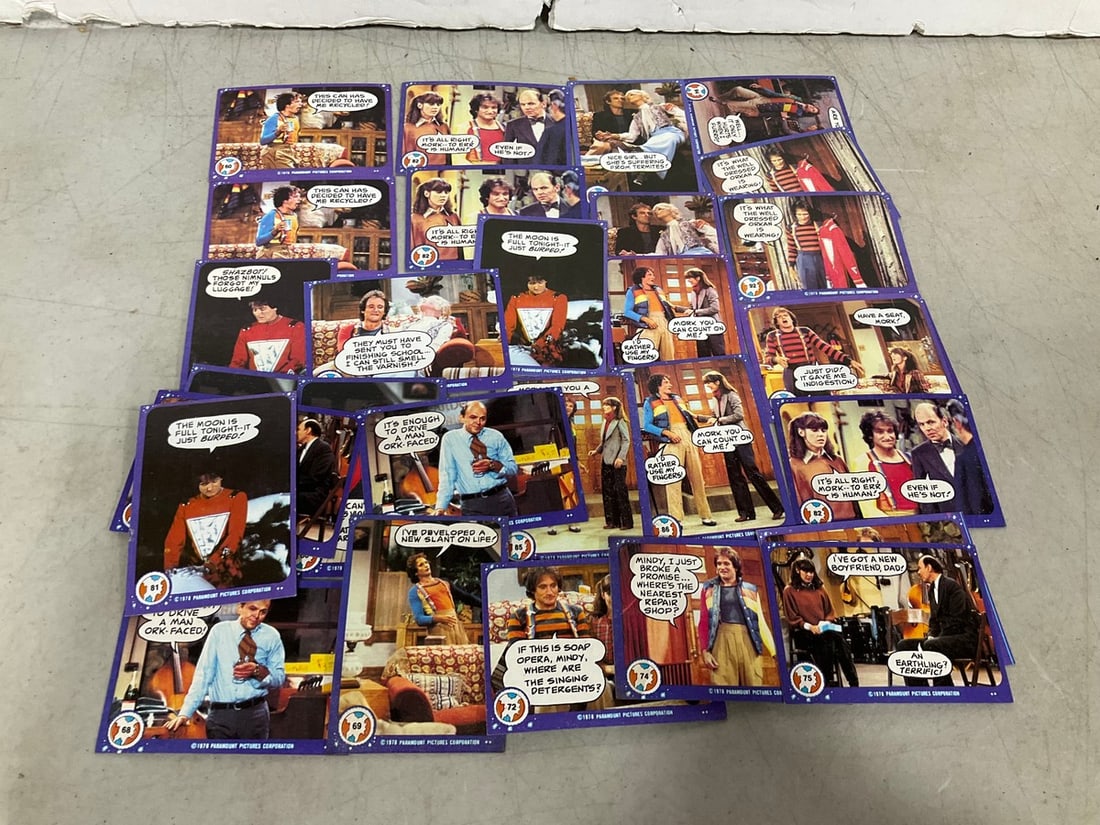 Various Mork and Mindy Collectible Cards: Various Mork and Mindy Collectible Cards