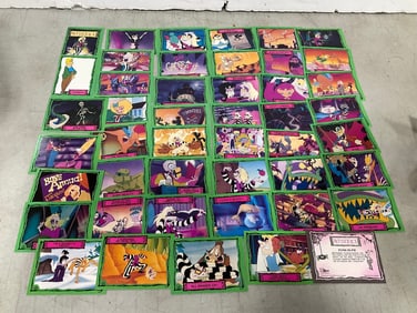 Various Beetlejuice Collectible Cards