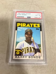 1986 Barry Bonds Graded Card
