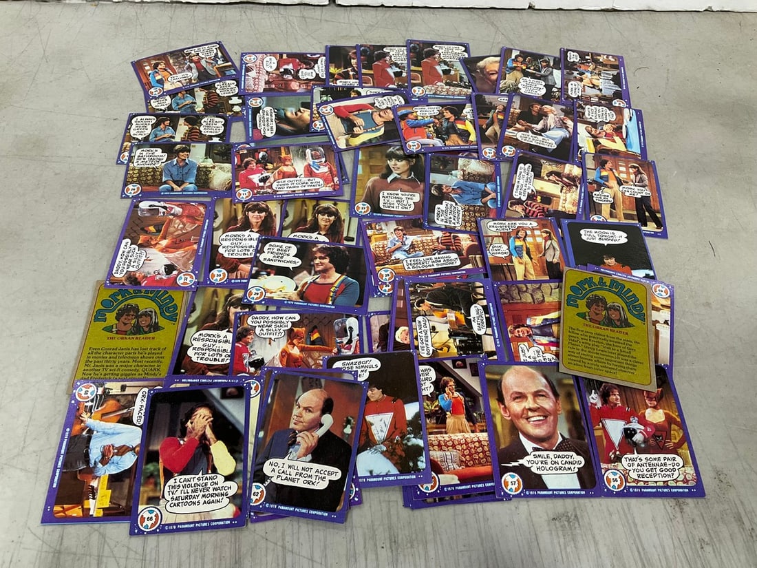 Various Mork and Mindy Collectible Cards: Various Mork and Mindy Collectible Cards