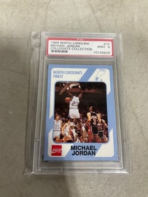 1989 NC Michael Jordan Graded Card