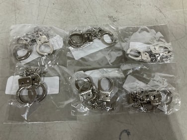Miniature Handcuff Keychains