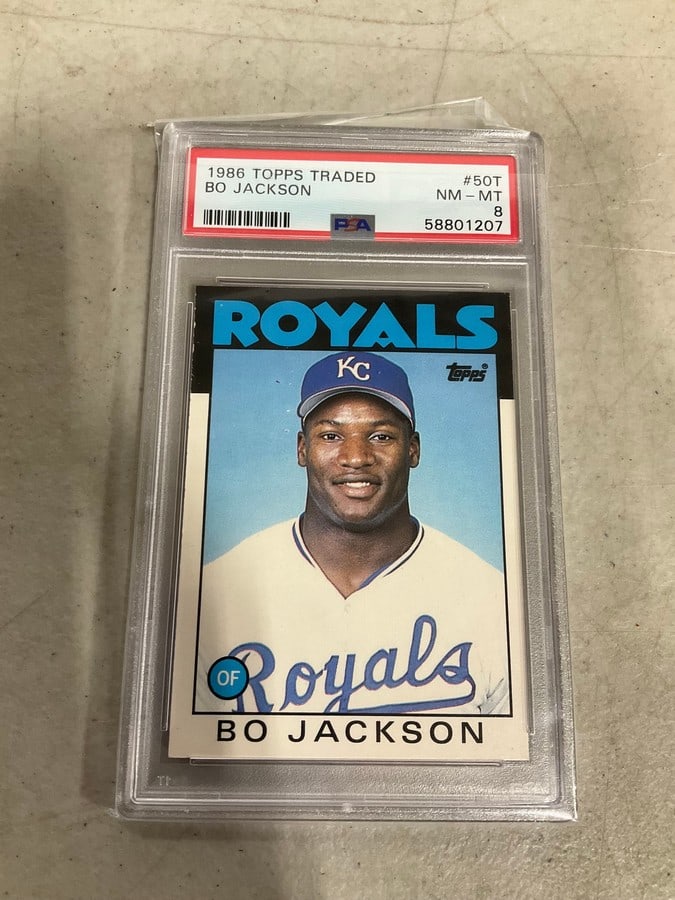 1986 Bo Jackson Graded Card (1 of 1)