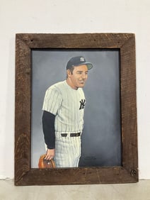 Framed and Signed Yankees Painting (20inx24in)
