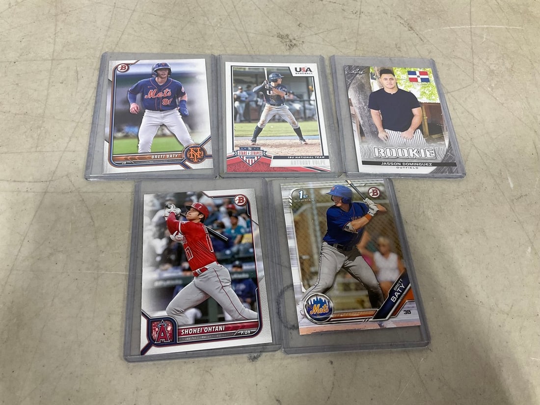 Various Collectible Baseball Cards (Shohei Ohtani, Brett Baty, and more) (1 of 1)