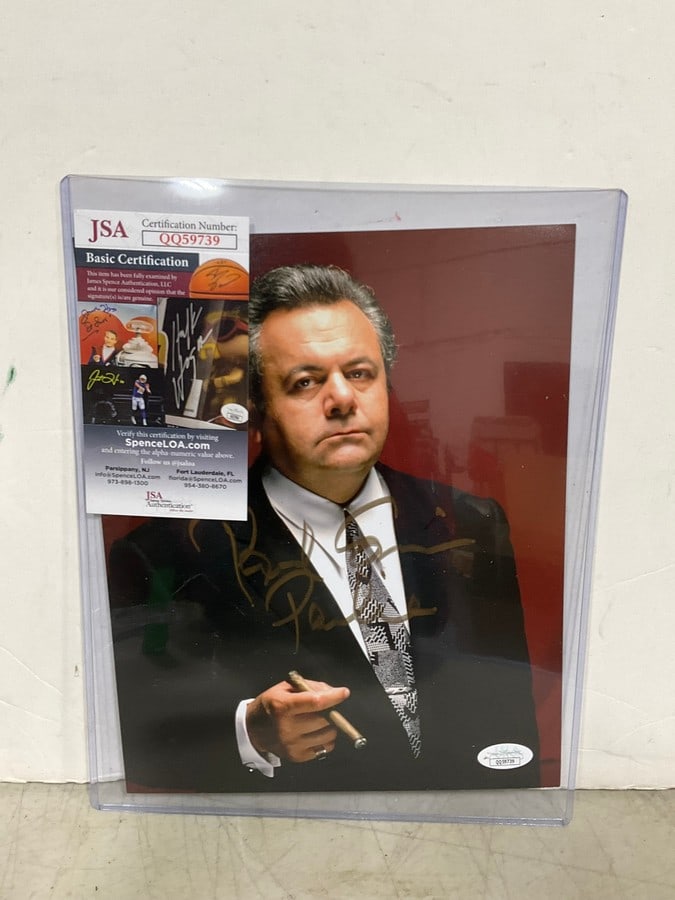 Paul Sorvino from 'Goodfellas' Print with JSA Cert. (8inx10in): Paul Sorvino from 'Goodfellas' Print with JSA Cert. (8inx10in)