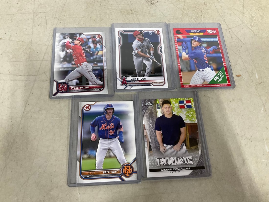 Various Collectible Baseball Cards (Shohei Ohtani, Brett Baty, and more) (1 of 1)
