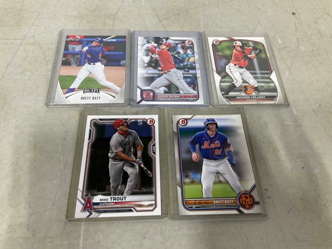 Various Collectible Baseball Cards (Shohei Ohtani, Brett Baty, and more) (1 of 1)