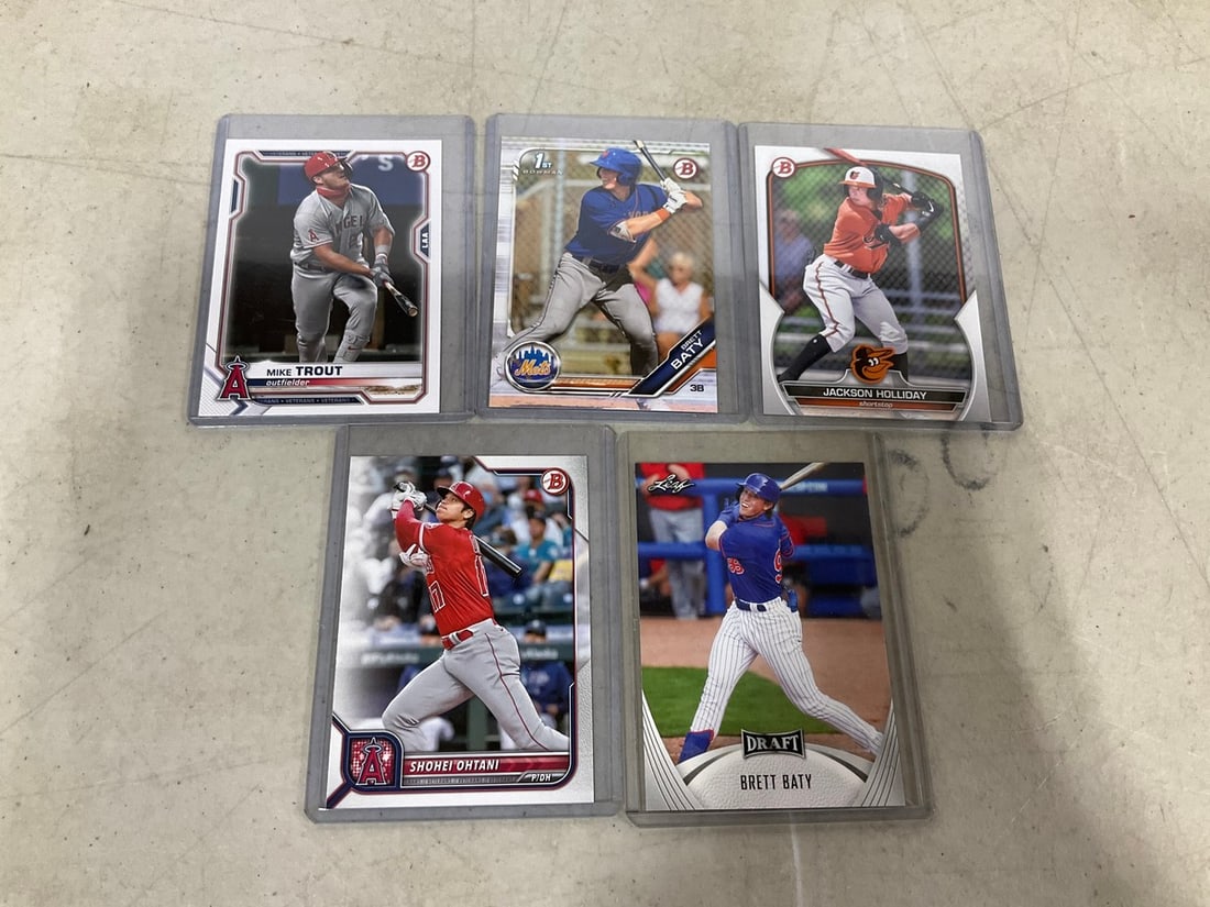 Various Collectible Baseball Cards (Shohei Ohtani, Brett Baty, and more) (1 of 1)