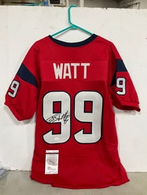 Houston Texans Jersey Autographed by JJ Watt with JSA Cert.