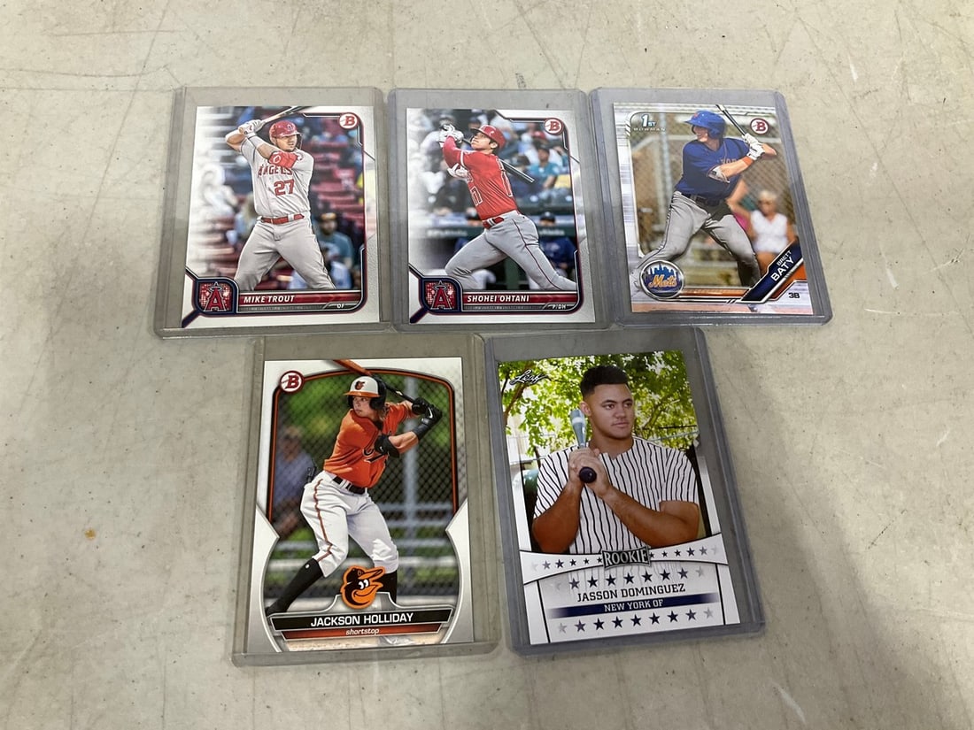 Various Collectible Baseball Cards (Shohei Ohtani, Brett Baty, and more) (1 of 1)