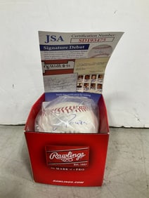 NY Yankees Baseball - Prospect Oswald Peraza JSA Cert.