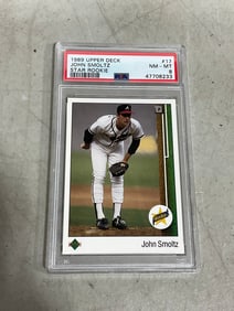 1989 John Smoltz Graded Card