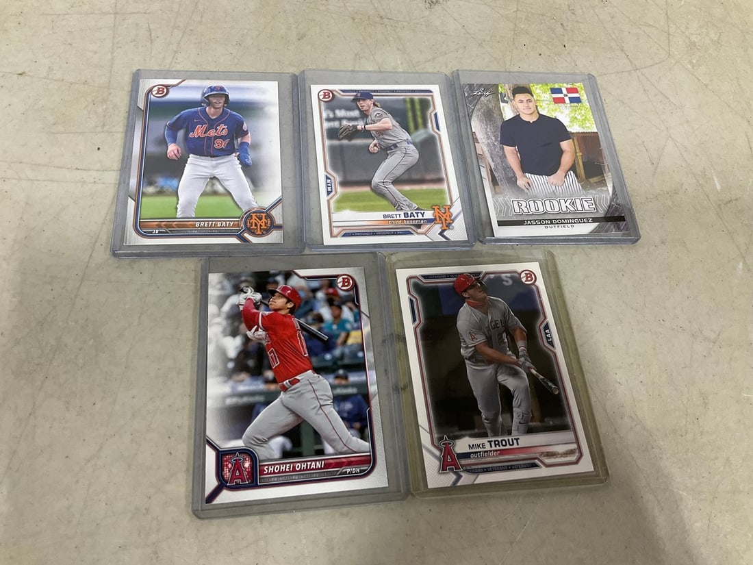 Various Collectible Baseball Cards (Shohei Ohtani, Brett Baty, and more) (1 of 1)