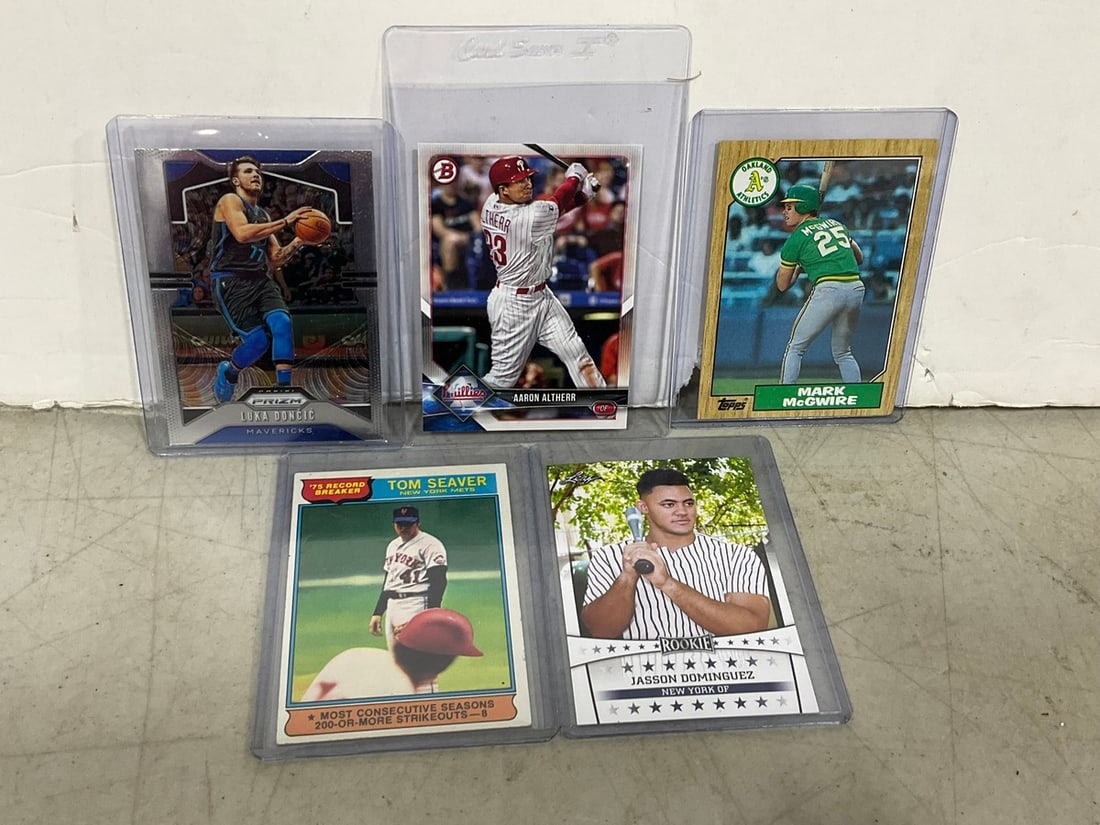 Various Collectible Baseball Cards (Luka Doncic, Mark McGwire, and more) (1 of 1)