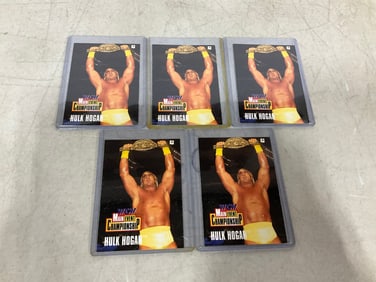 Various Hulk Hogan Collectible Cards