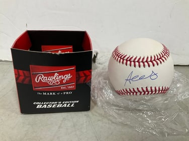 Baseball Autographed by Austin Wells with COA Sticker