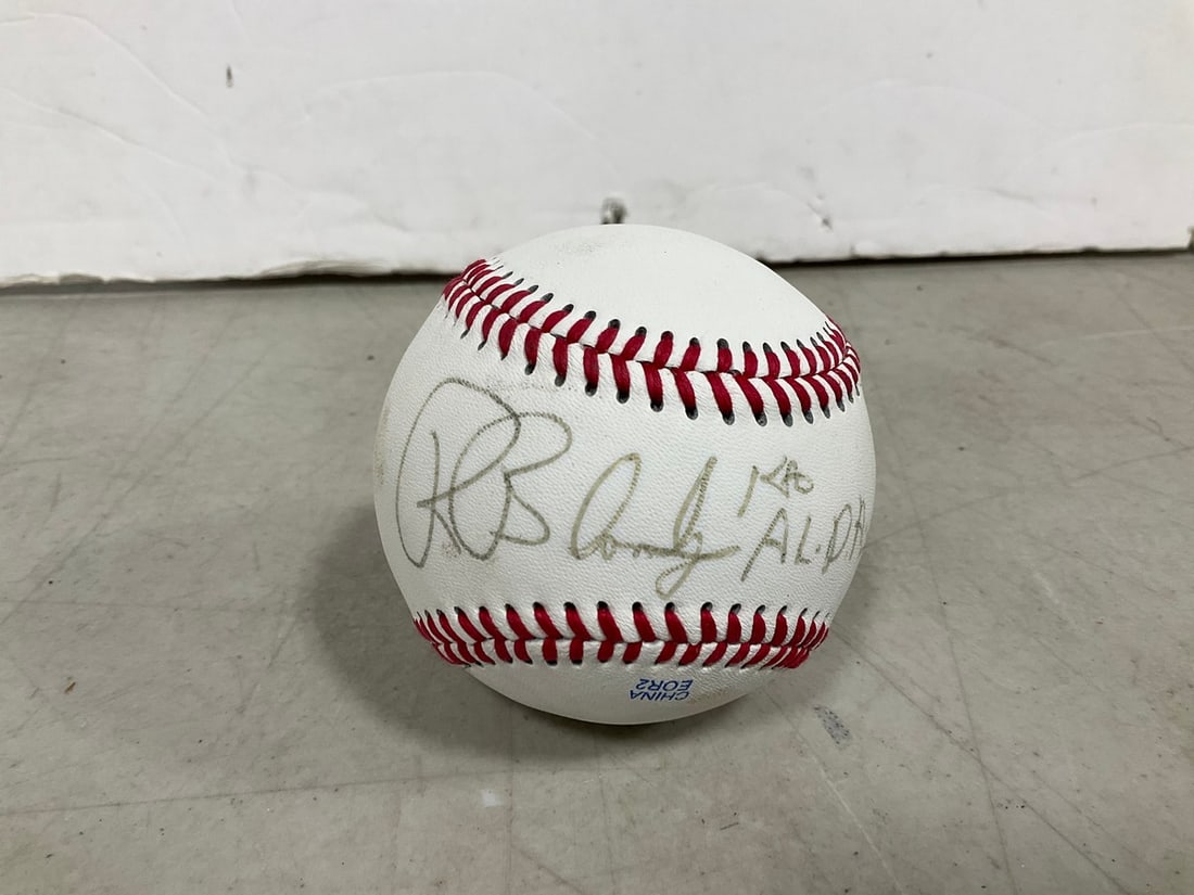Baseball Autographed by Ron Blomberg with JSA Cert. (1 of 1)
