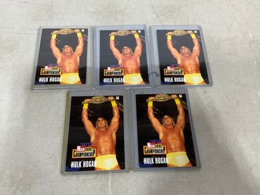 Various Hulk Hogan Collectible Cards
