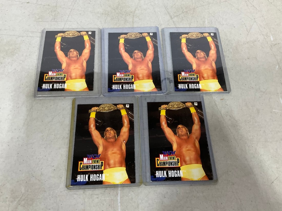 Various Hulk Hogan Collectible Cards (1 of 1)