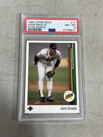 1989 John Smoltz Graded Card