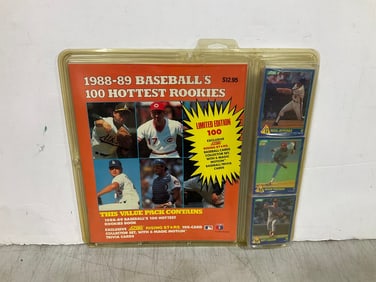 1988-89 Baseballs hottest rookies collectible set(sealed)
