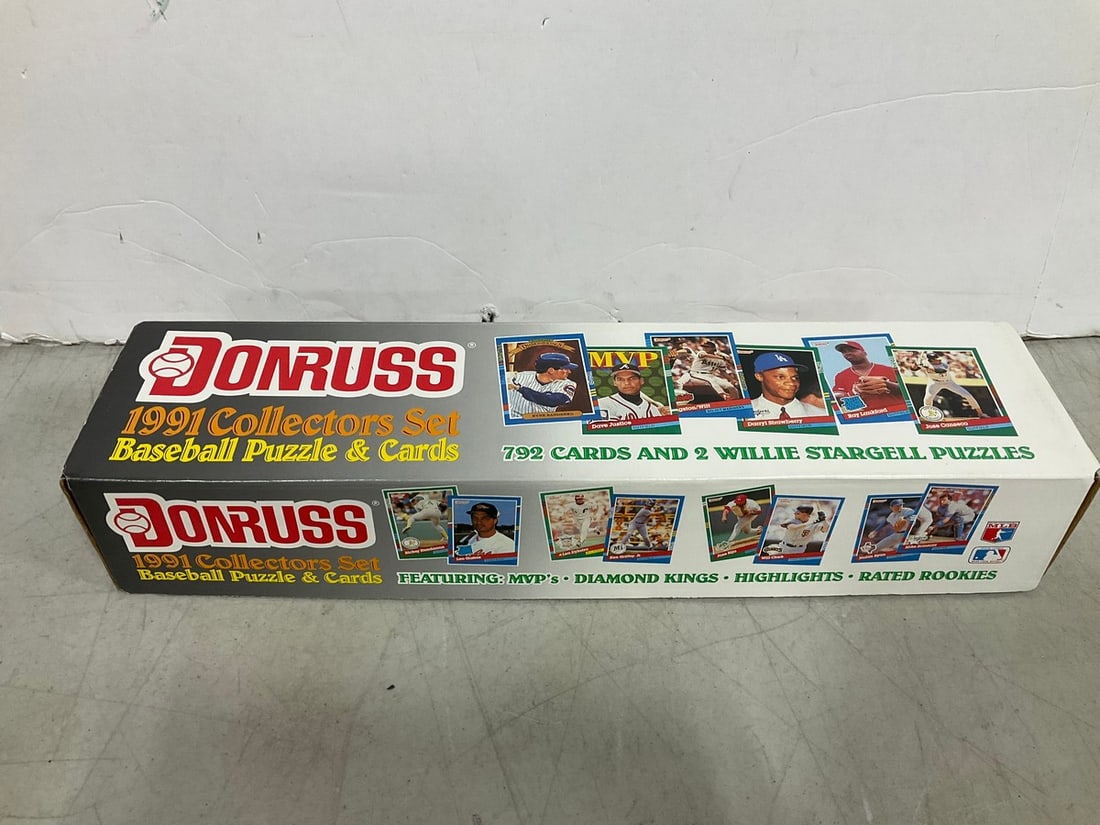 Donruss 1991 baseball puzzle and cards set: Donruss 1991 baseball puzzle and cards set