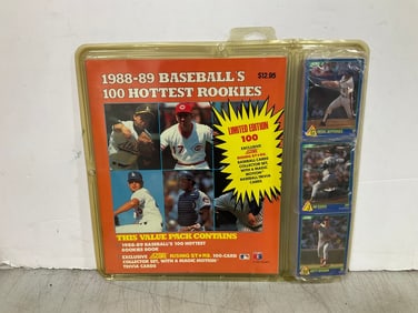 1988-89 Baseballs hottest rookies collectible set(sealed)