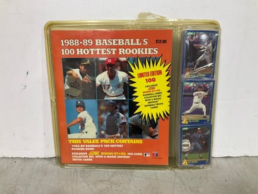 1988-89 Baseballs hottest rookies collectible set(sealed)
